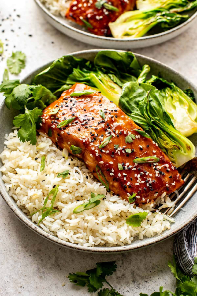 Recipe: Miso Salmon & Bok Choy Bowls