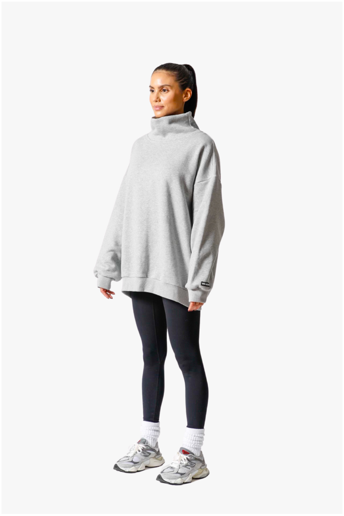 SO GOOD SPORTY NECK SWEATSHIRT