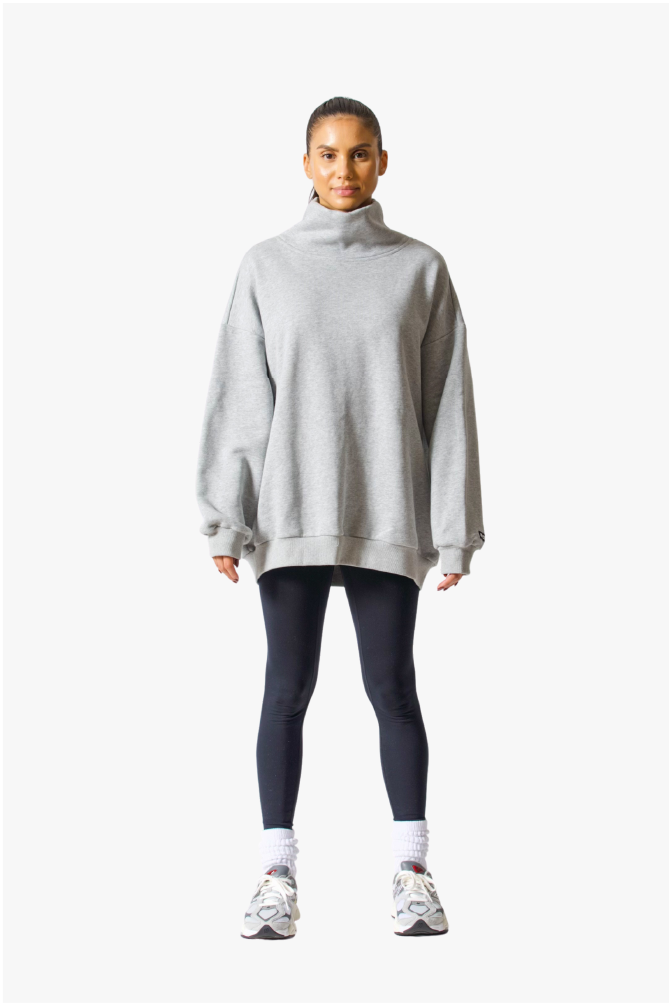 SO GOOD SPORTY NECK SWEATSHIRT